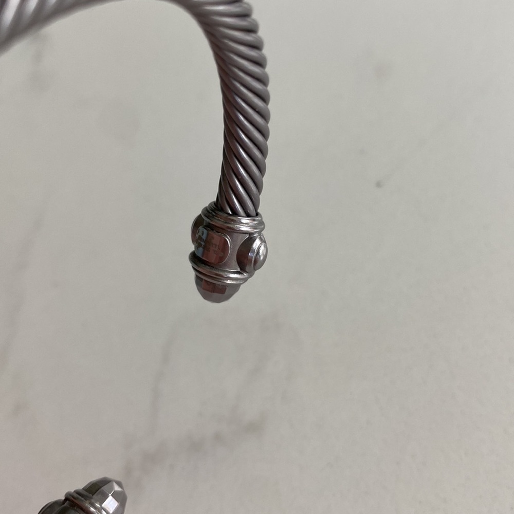 David yurman aluminum bracelet gray - Picture 2 of 6